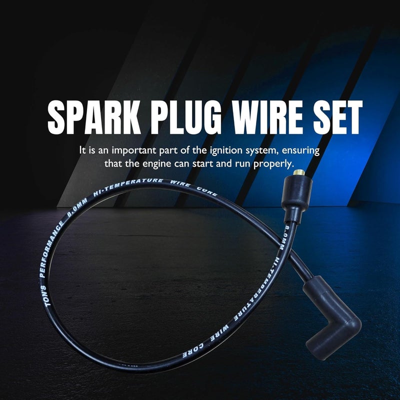 OXCANO 238057S Spark Plug Wire Compatible with Kohler K91 4 HP, K141 6 HP, K161 7 HP, K181 8 HP, K241 10 HP, K301 12 HP, K321 14 HP, K341 16 HP, K361 18 HP, K532 20 HP, K582 23 HP, K662 24 HP - Image 5